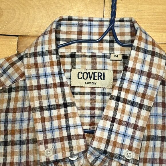 Vintage Coveri Plaid Button-Up Shirt | 90s Retro Style - Picture 2 of 6